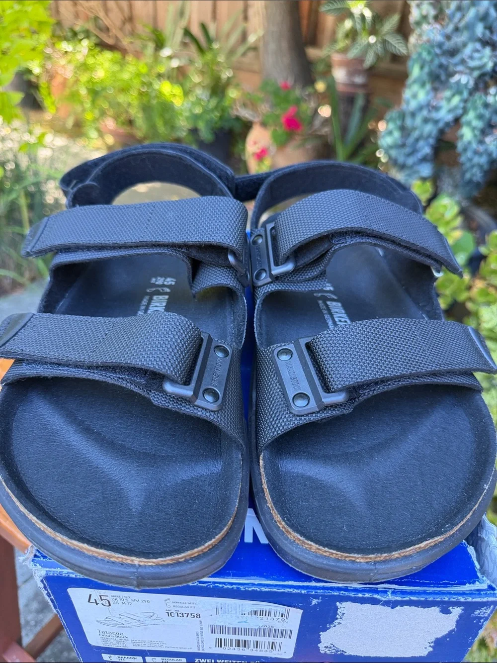 Birkenstock Tatacoa Futura Black Men's Two-Strap Sport Sandals